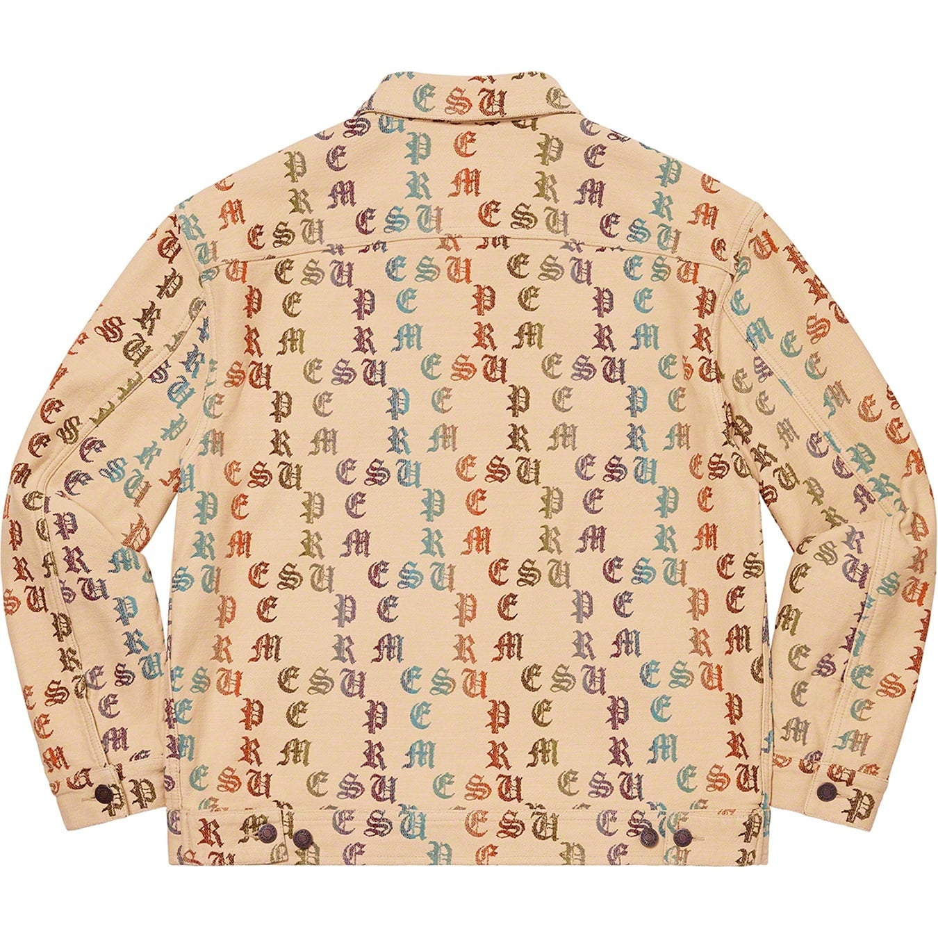 Gradient Jacquard Denim Work Jacket view 3